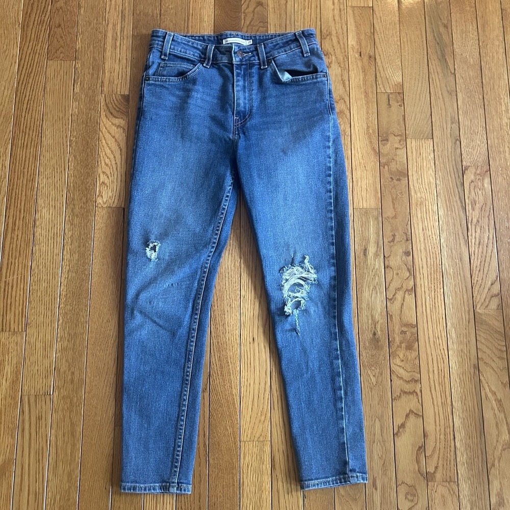 Levi's 721 Vintage High Rise Skinny‎ Jeans Women's 27 Blue 5-Pocket
